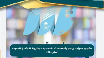«فرص مميزة» برامج وتخصصات جامعة جدة وشروط الالتحاق الجديدة لعام 2024
